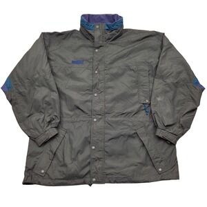 Vintage Columbia Longs Peak Ski Jacket Green Mens Large w/ Hood NO LINER *READ